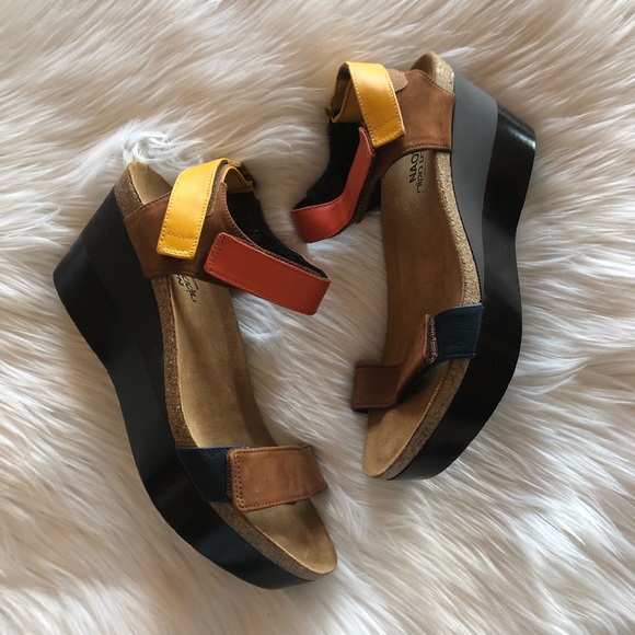 naot miracle wedge sandal